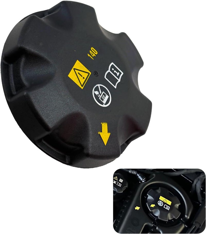 CEYHTLY 17117639020 17117521071 Radiator Expansion Tank Cap, Coolant Reservoir Cap Compatible with 2006-2025 BMW 128i 320i 328i 330i 335i 530i 540i 640i 740i 840i X1 X3 X4 X5 X6 X7 Z4 ActiveHybrid 3 5 7 etc - Image 1